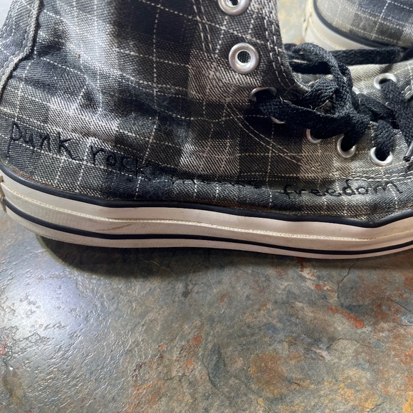 VINTAGE Converse All Star Chuck Taylor shoes unisex Women size 9.5 Men size 7.5 - Picture 4 of 13